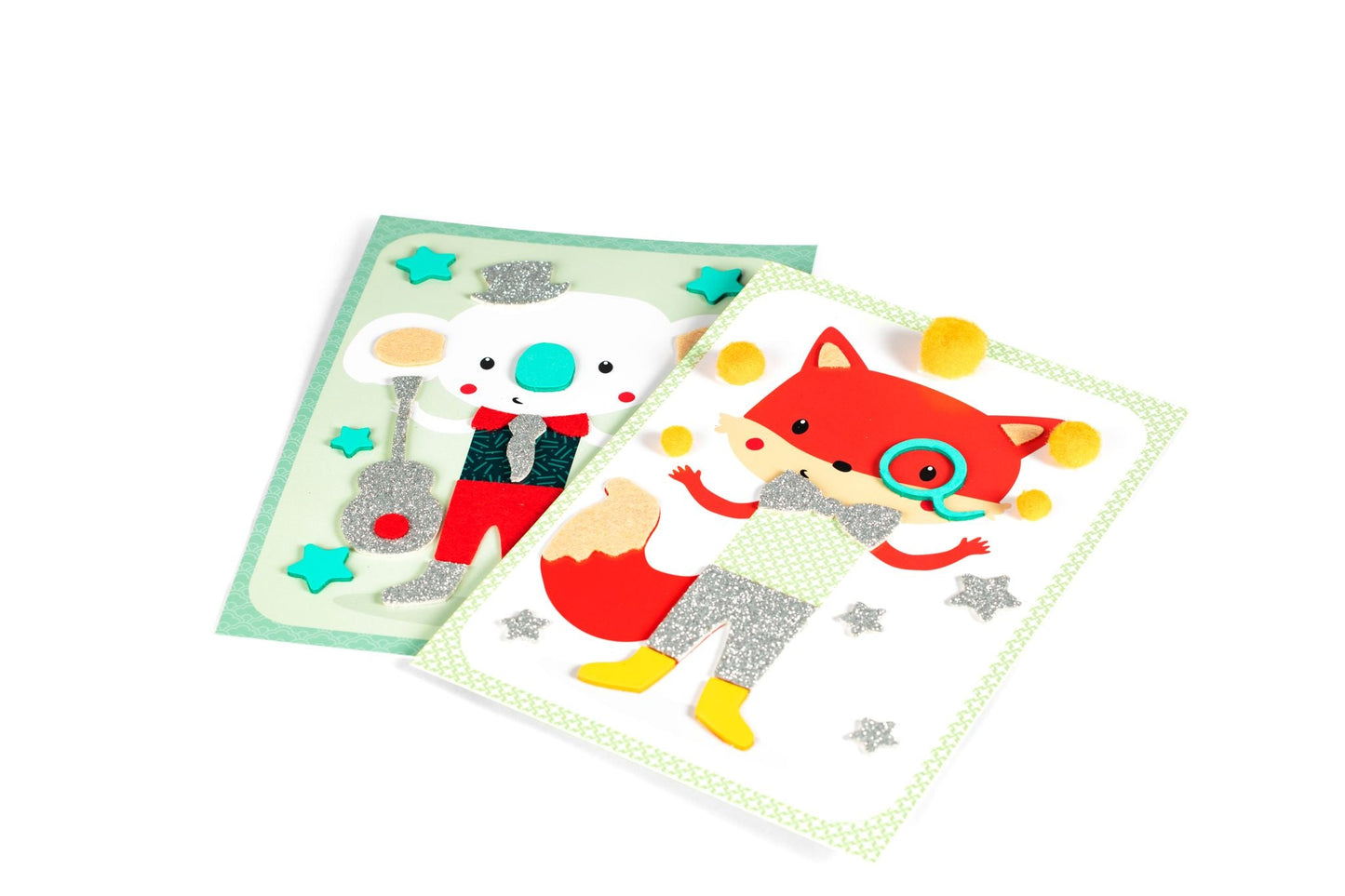 Boîte créative, Gommettes et textures