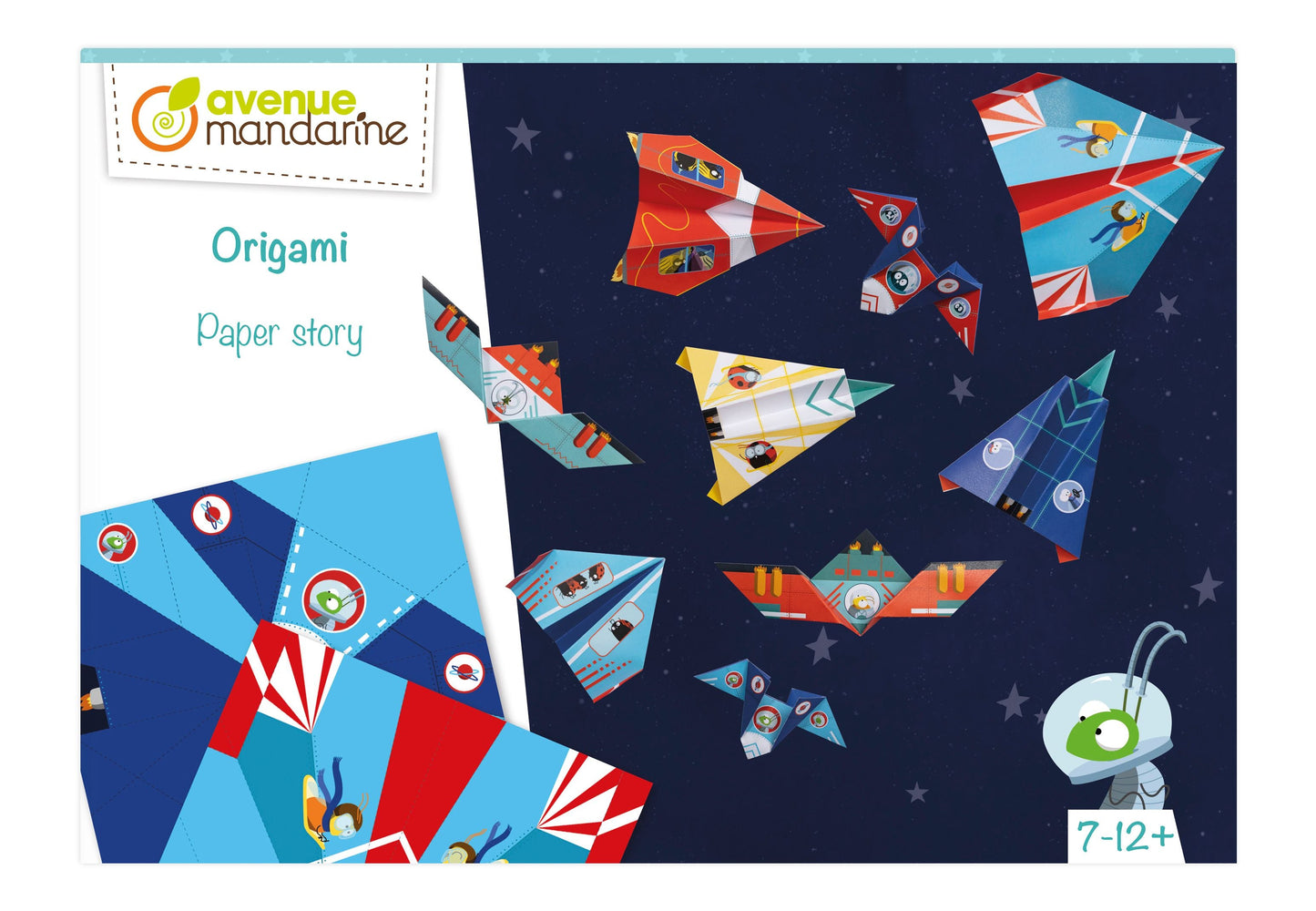 Boîte créative, Origami avions/fusées