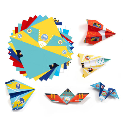 Boîte créative, Origami avions/fusées