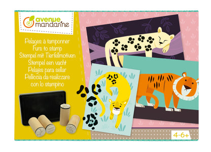 Boîte créative, Pelages à tamponner