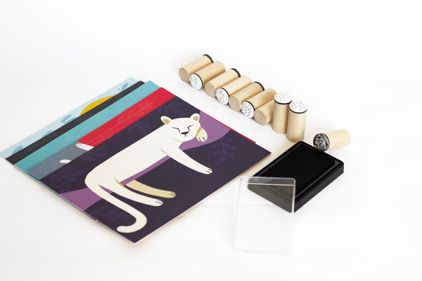 Boîte créative, Pelages à tamponner