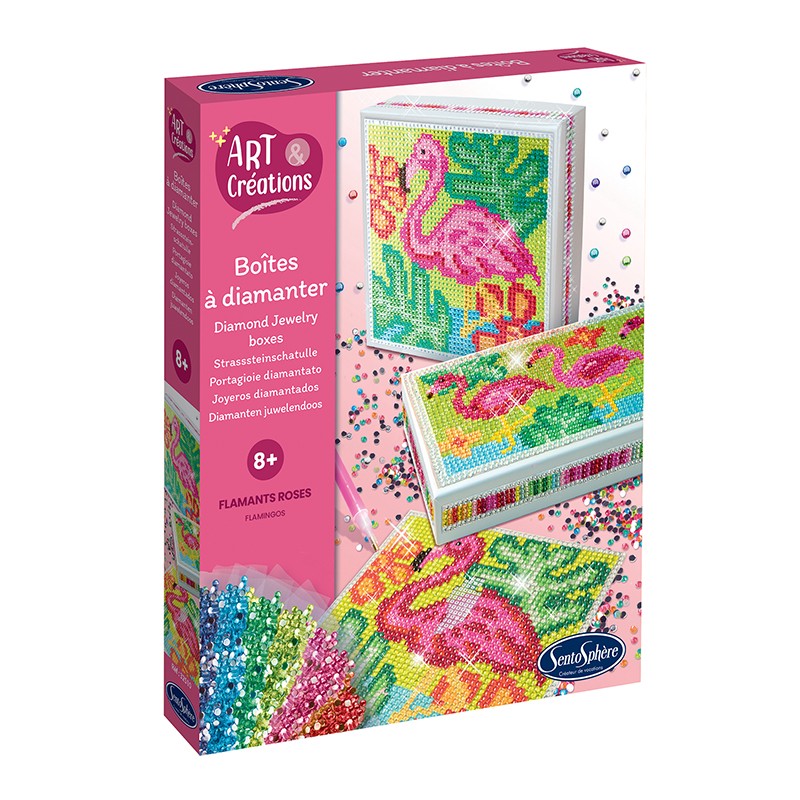 Boîtes à bijoux - Flamants roses