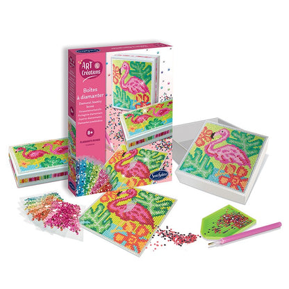 Boîtes à bijoux - Flamants roses