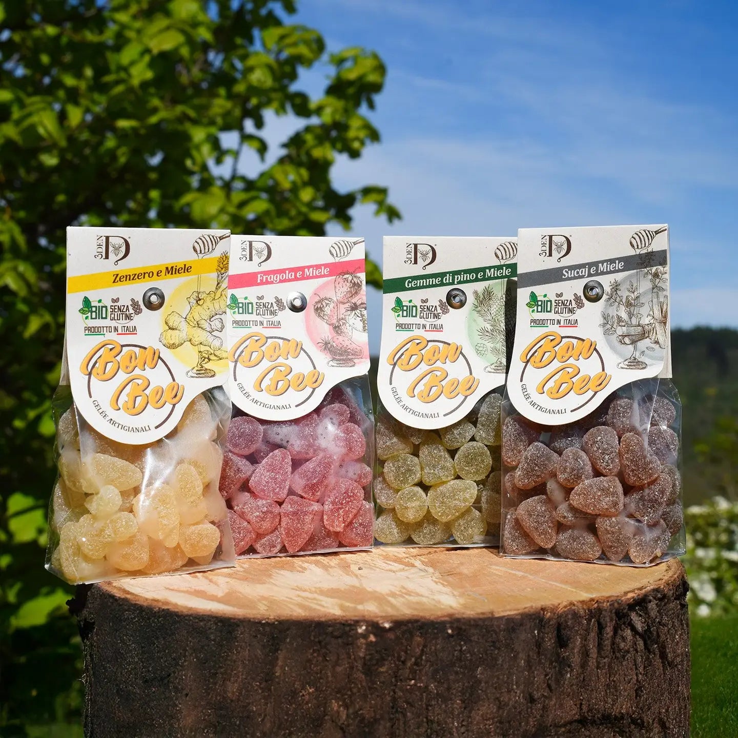 Bonbons gélifiés - Miel et Gingembre