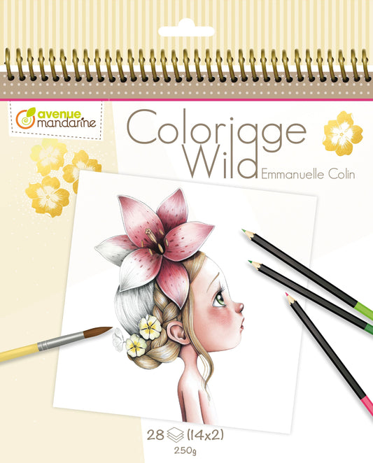 Carnet de coloriage Wild 1
