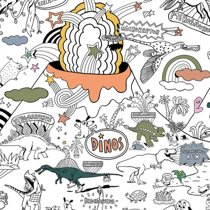 mon POSTER "Dinosaures"