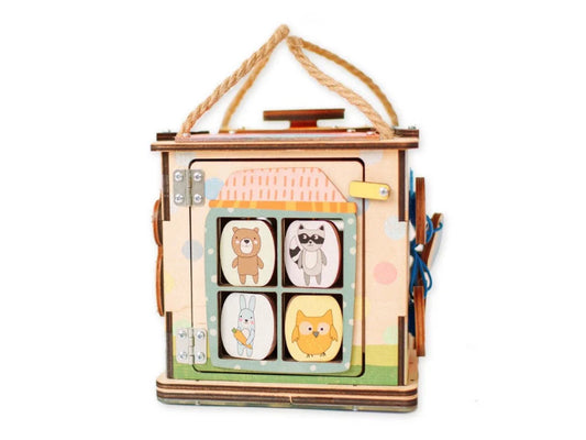 Tableau d'activités cube avec LED pour le voyage