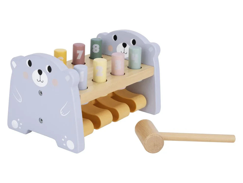 Marteau en forme d'ourson avec chiffres