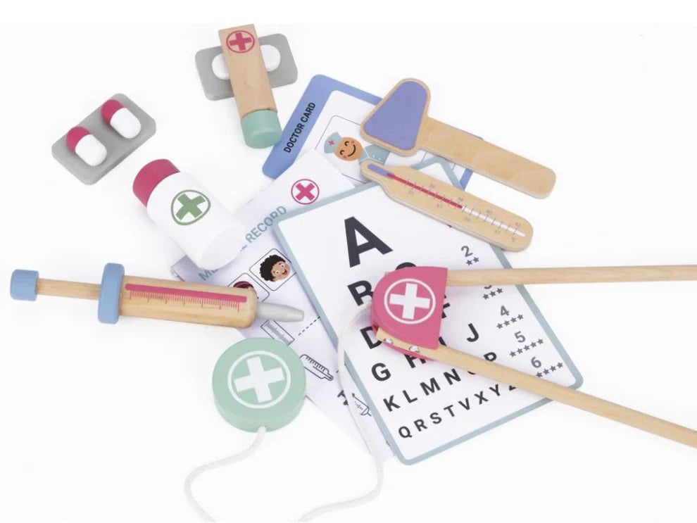 Mallette de médecin pour enfants dans un sac