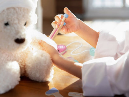 Mallette de médecin pour enfants dans un sac