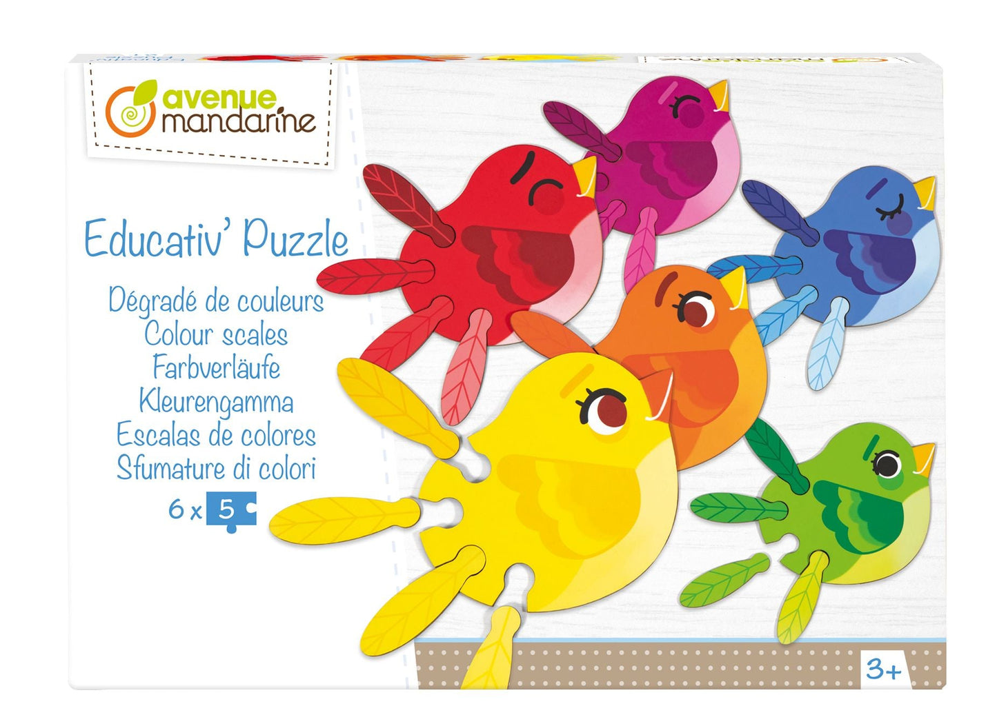 Educativ' Puzzle, Dégradés de couleurs