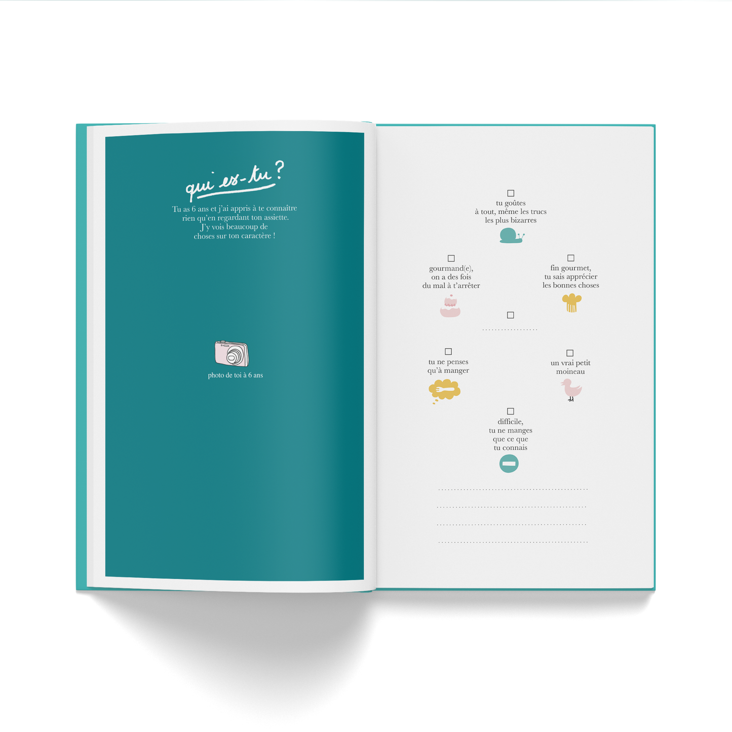 Pour ne rien oublier de ton enfance - Livre à remplir