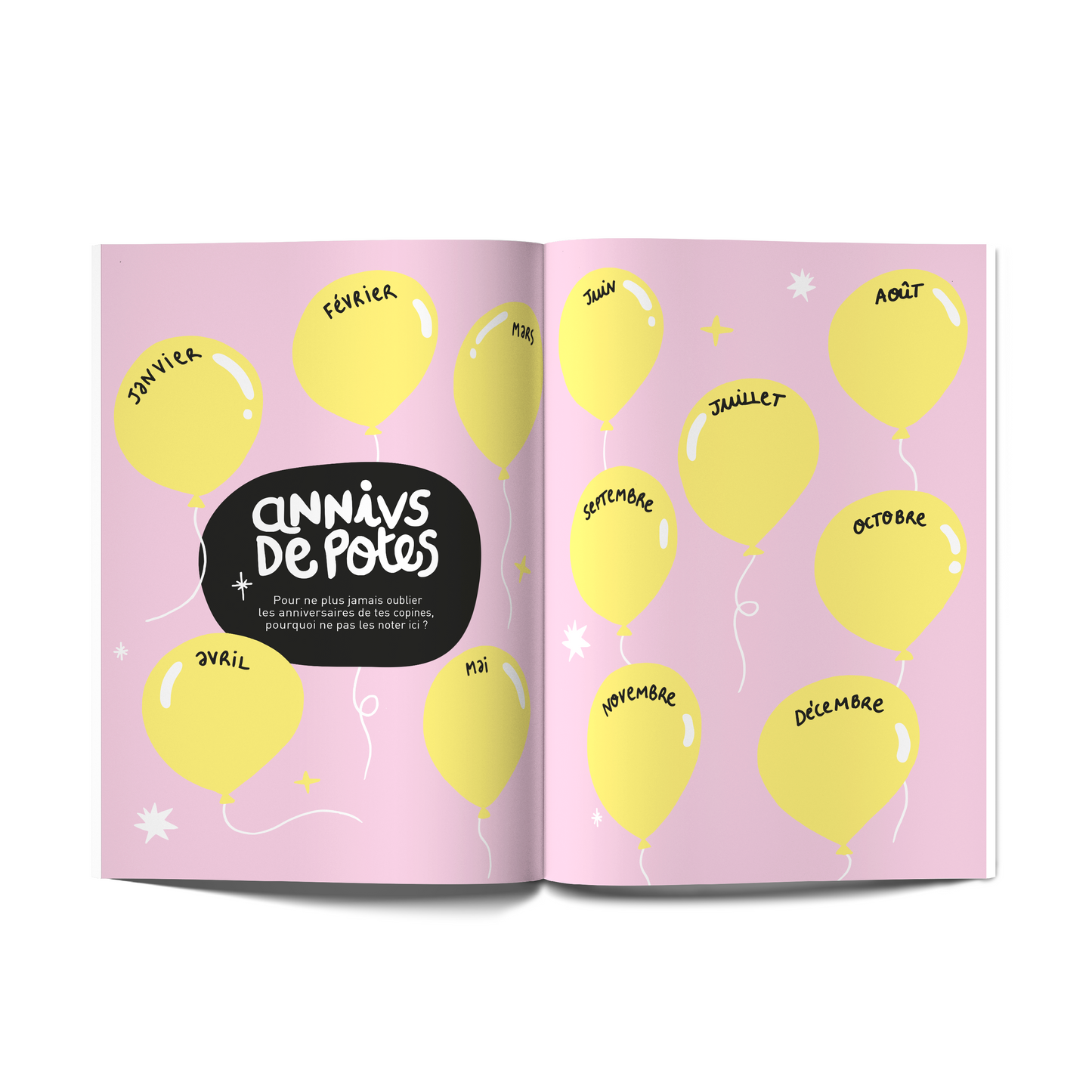 Gang de filles - Cahier d'amitié