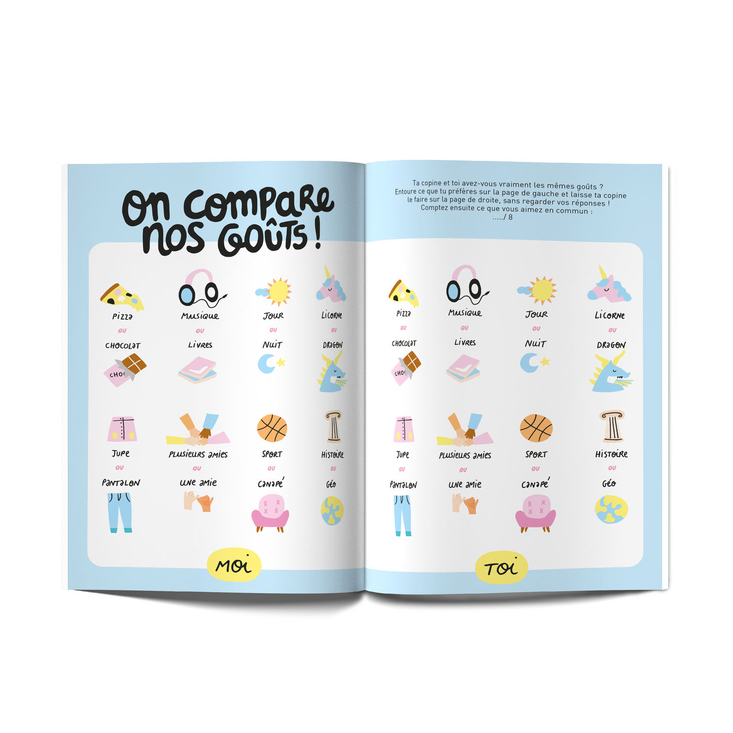 Gang de filles - Cahier d'amitié