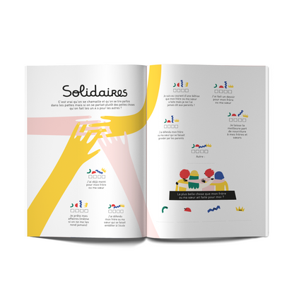 Entre frères et soeurs - Livre à remplir à 2, 3 ou 4