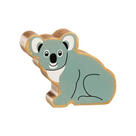 Koala bois naturel peint