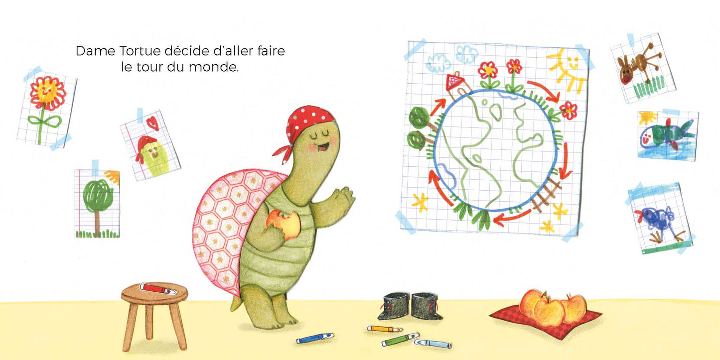 Livre cartonné - Dame Tortue