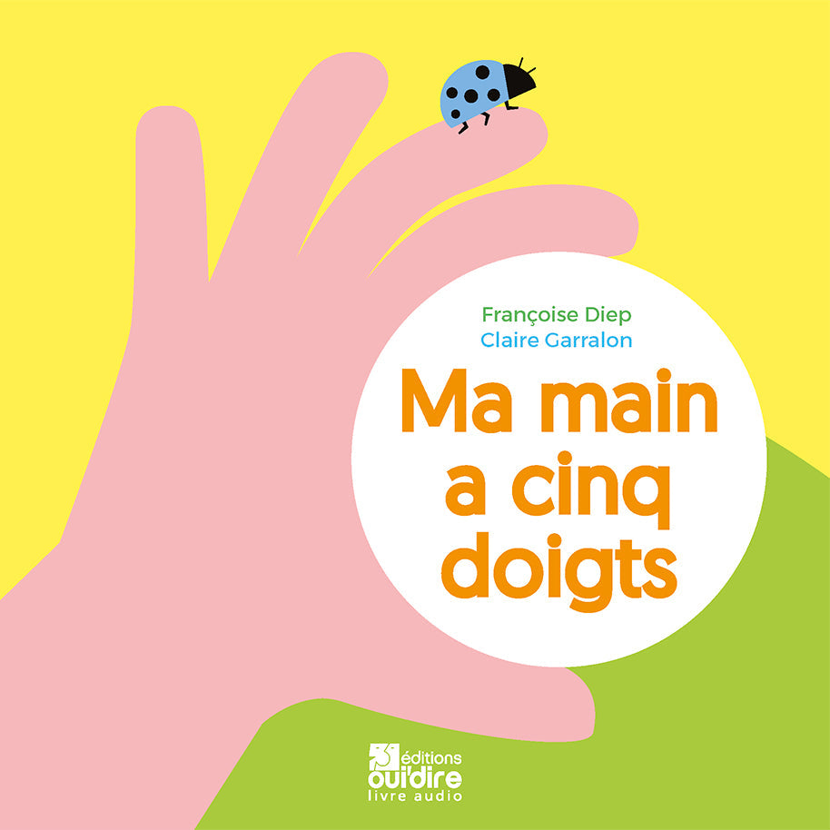 Livre cartonné - Ma main a cinq doigts