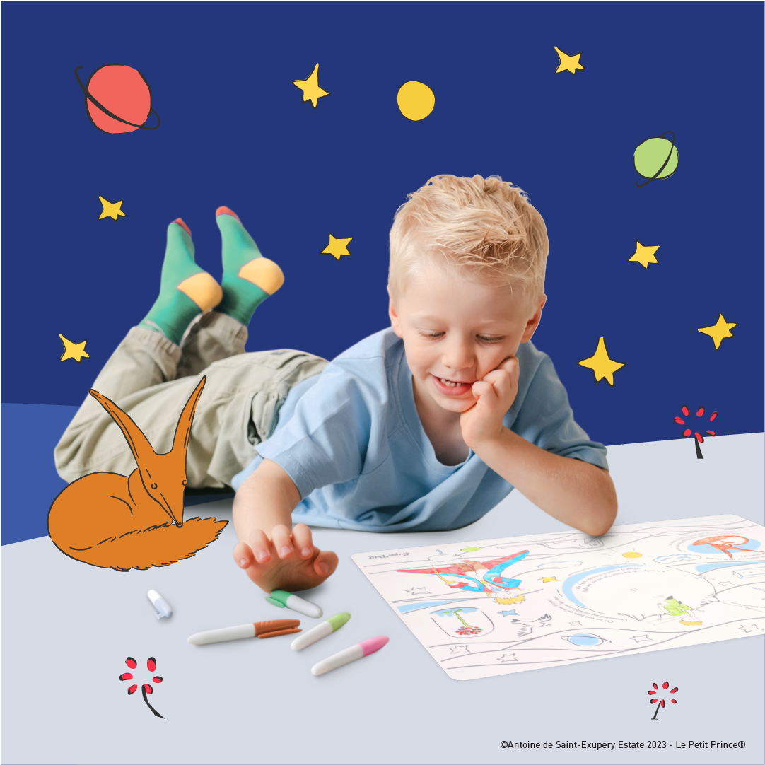 set à colorier Le Petit Prince