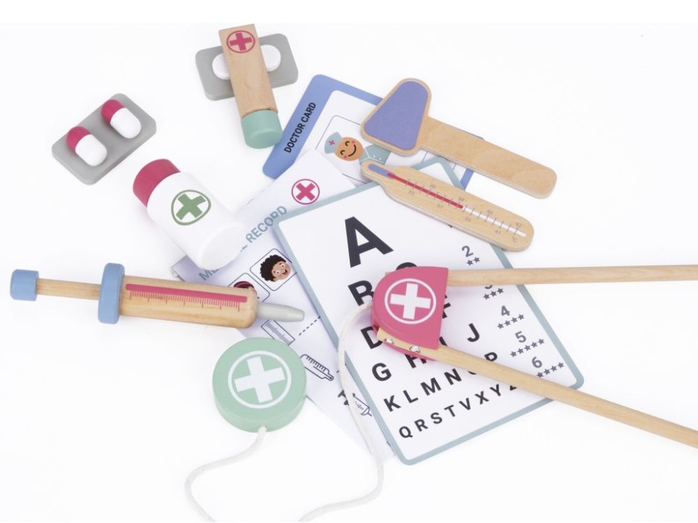 Mallette de médecin pour enfants dans un sac