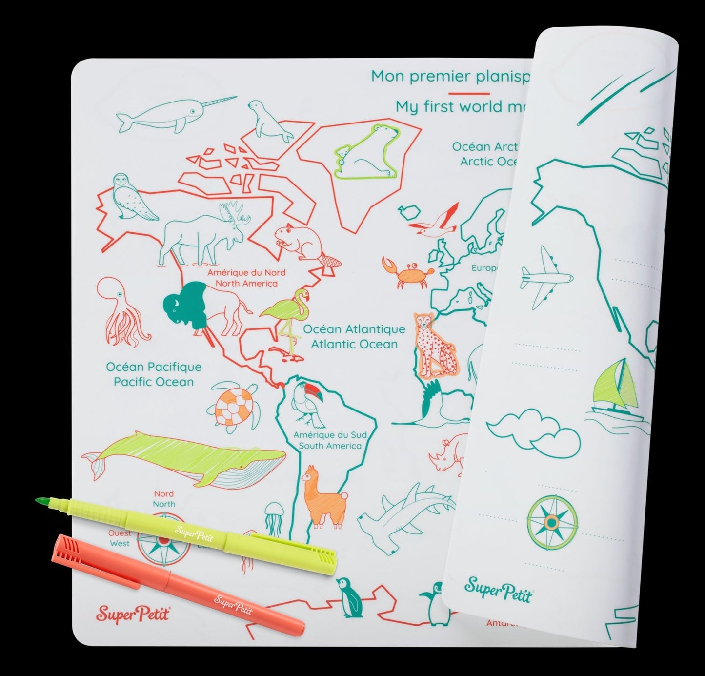 Mon 1er planisphère