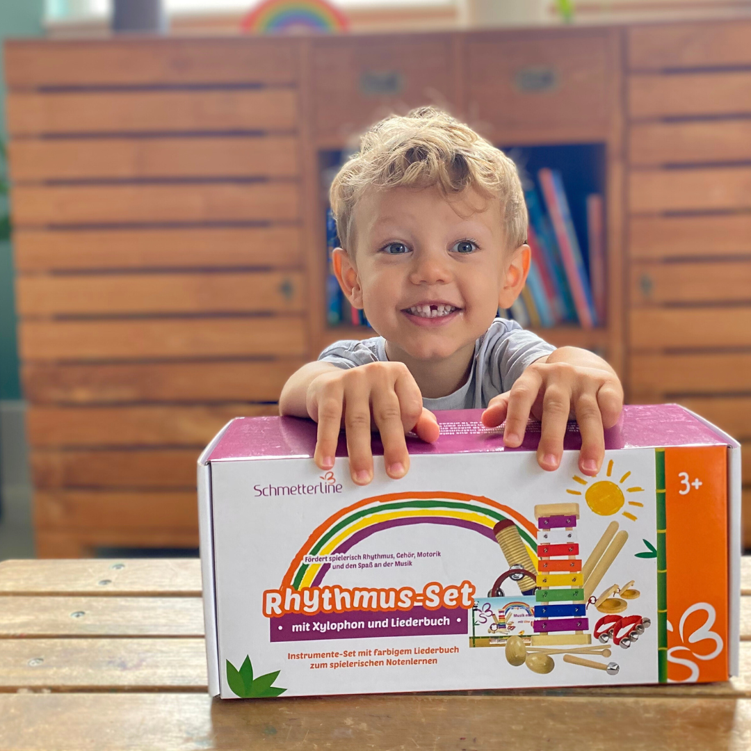 Set d'instruments de musique 16 pièces en bois