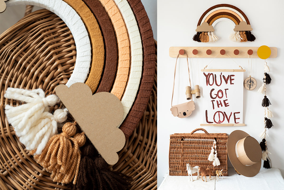 DIY arc-en-ciel naturel