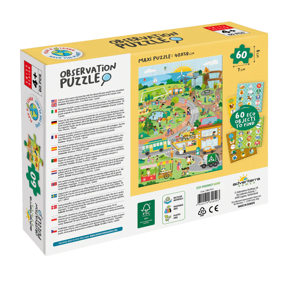 Ville verte - Puzzle d'observation