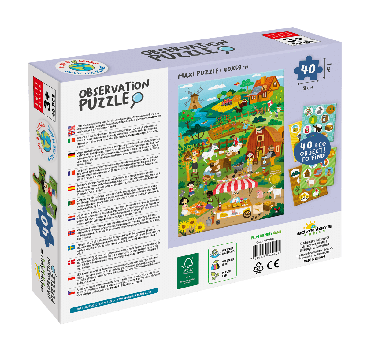 Eco Farm - Puzzle d'observation
