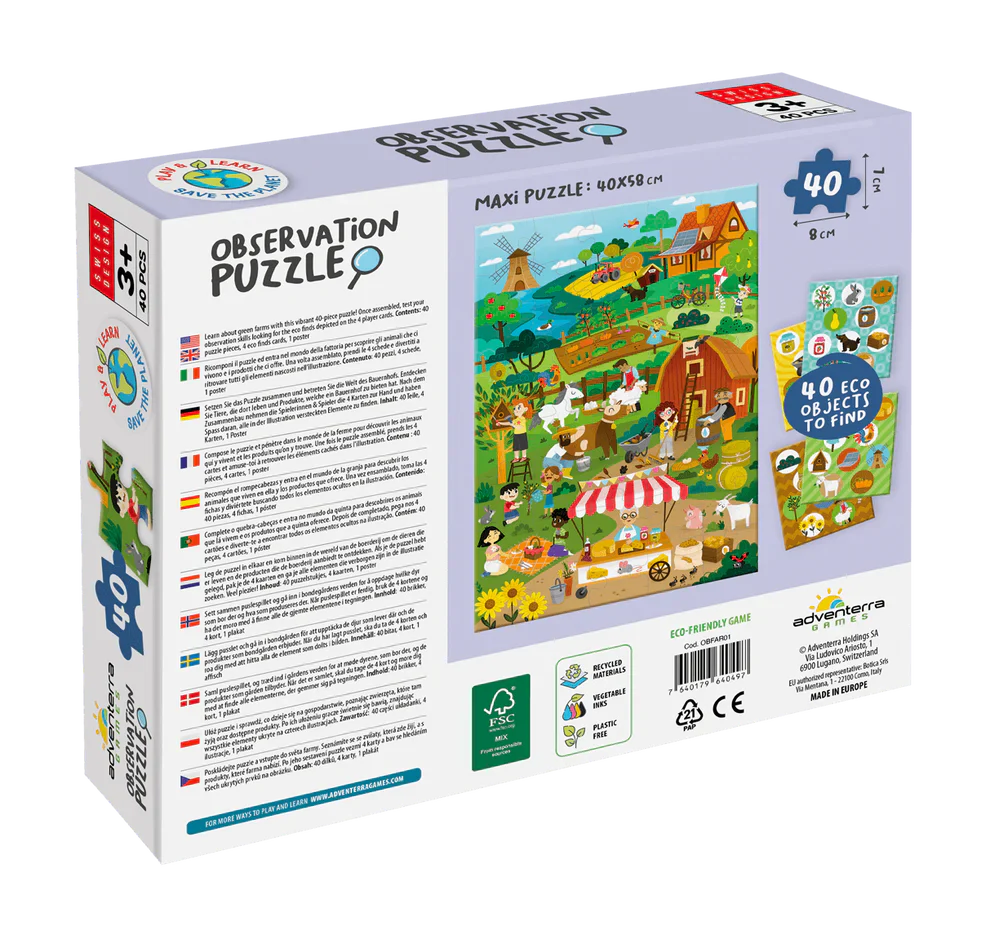 Eco Farm - Puzzle d'observation