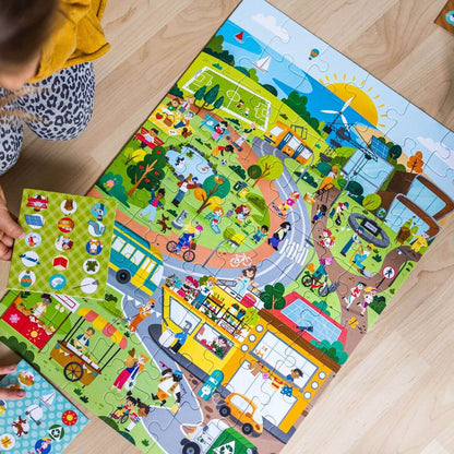 Ville verte - Puzzle d'observation