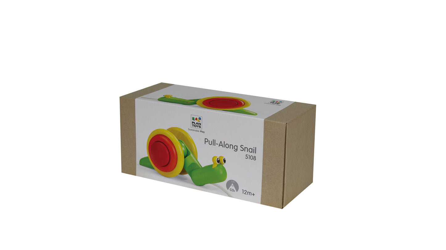 Escargot à Tirer en bois