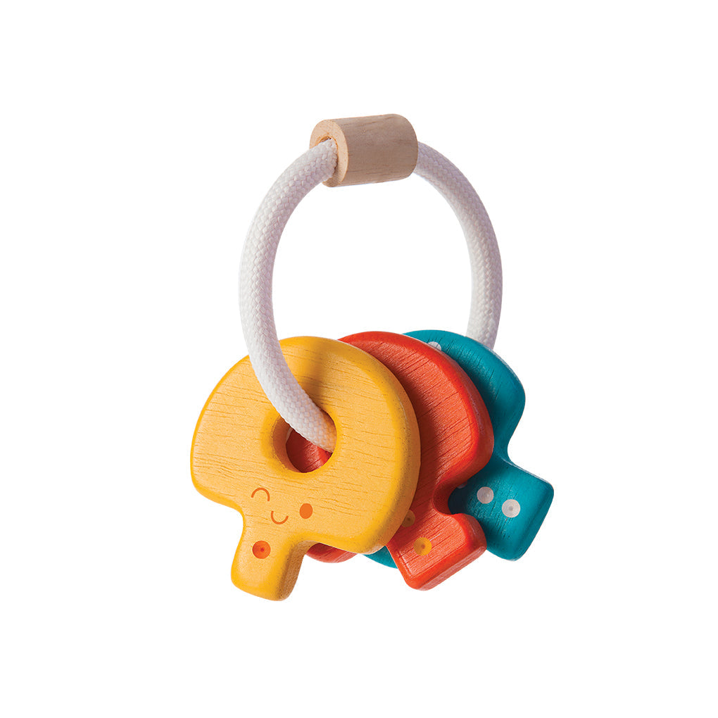 Hochet Clefs Bébé en bois