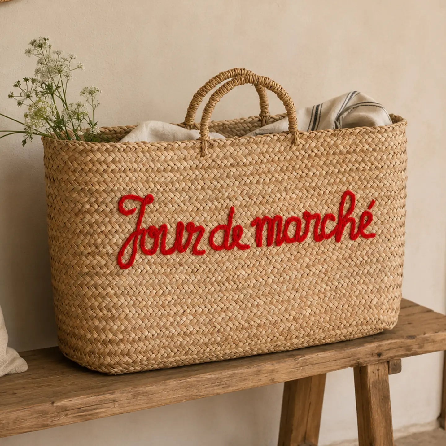 Panier rectangle JOUR DE MARCHÉ