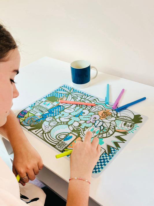 set à colorier Street Art