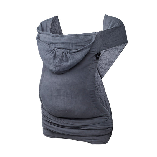 Porte-bébé Mei Tai uni | Gris foncé