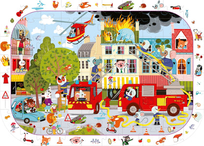 Puzzle d'observation, Pompiers