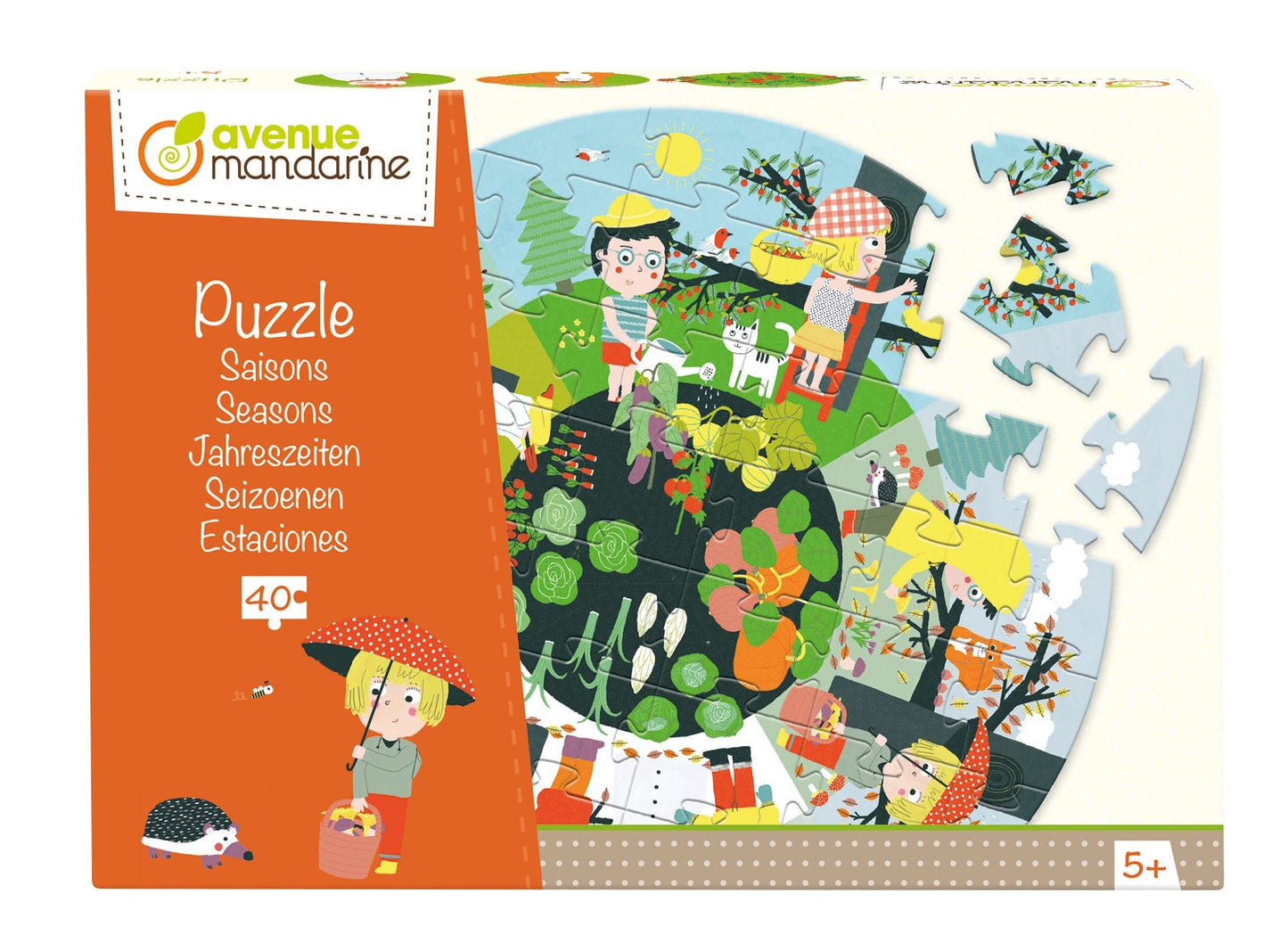Puzzle éducatif, Les saisons