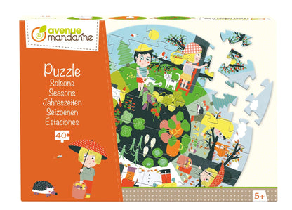 Puzzle éducatif, Les saisons