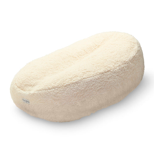 Housse Relax pour coussin d’allaitement en teddy | Écru