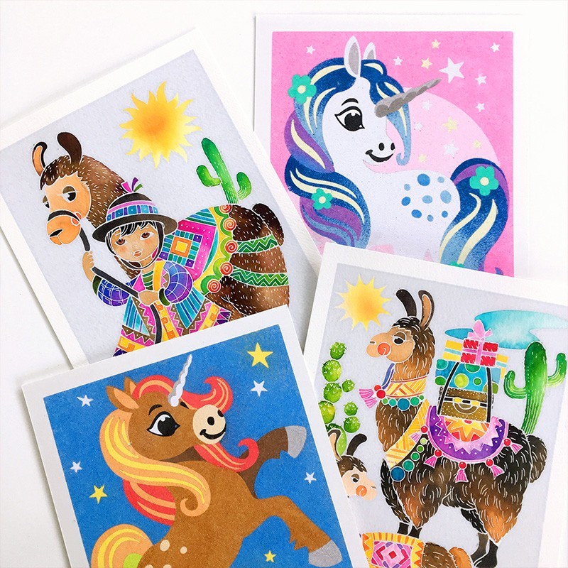 Sablimage - Licornes