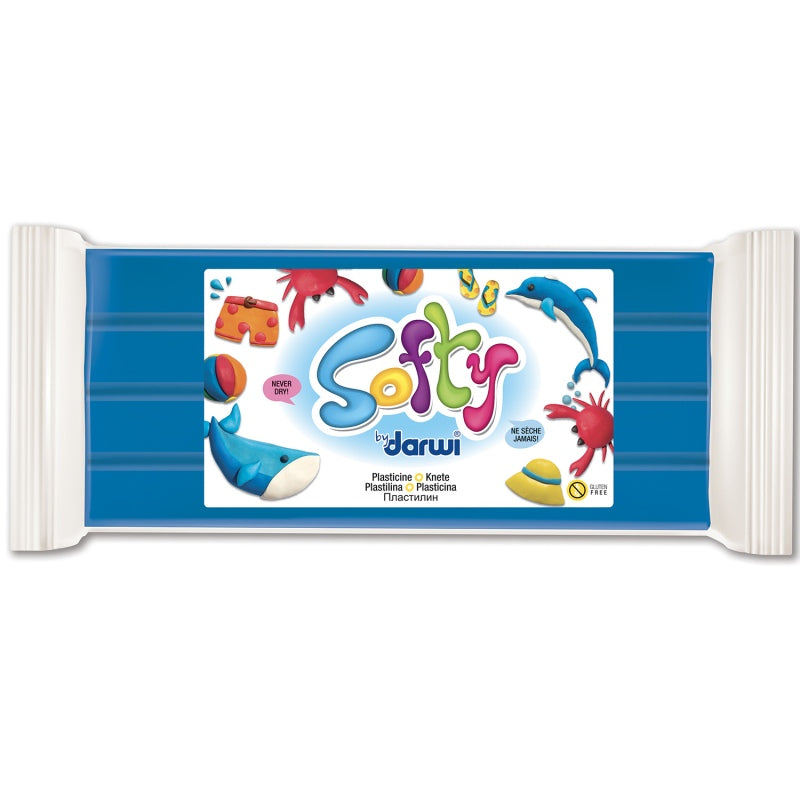 Softy - Pâte à modeler 500g, Bleu