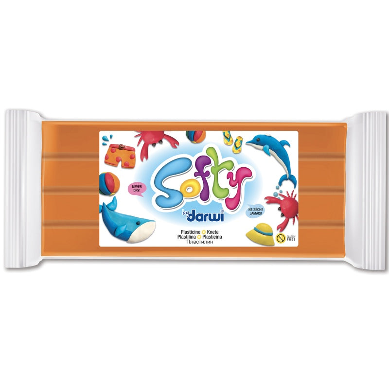 Softy - Pâte à modeler 500g, Orange