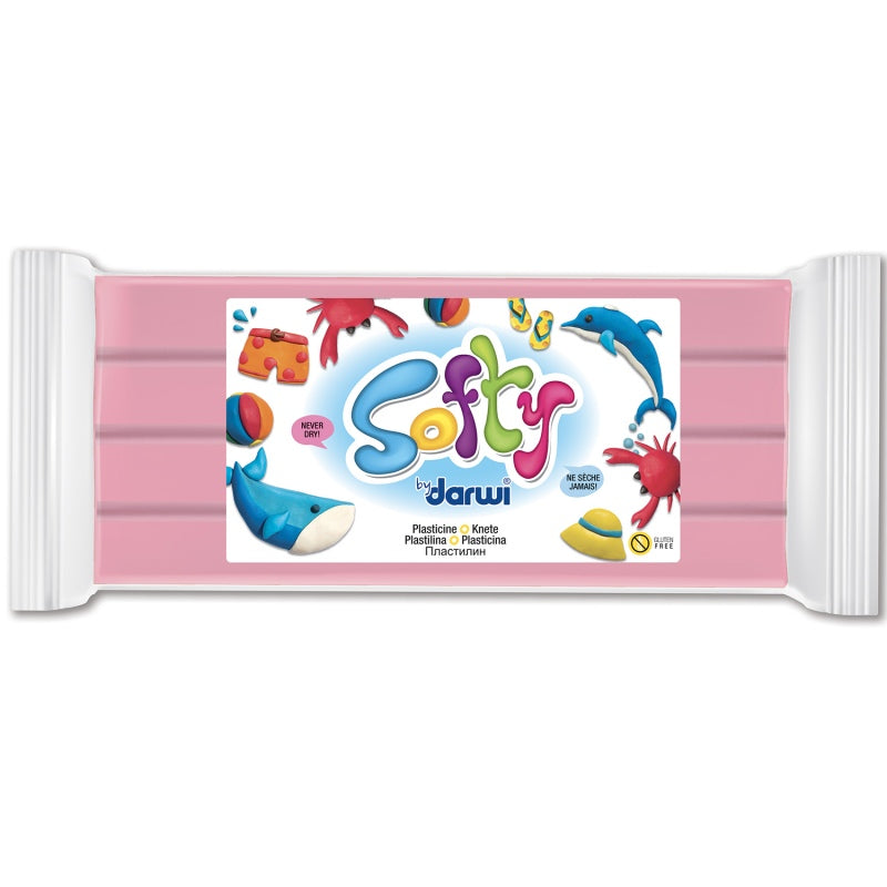 Softy - Pâte à modeler 500g, Rose