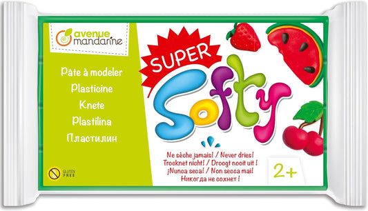 Super Softy - Pâte à modeler 350g, Vert