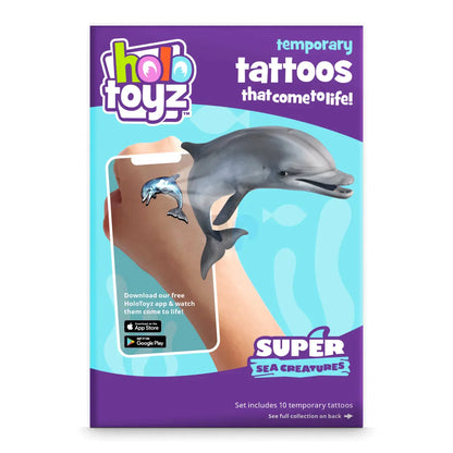 Super Sea Creatures AR Tattoos