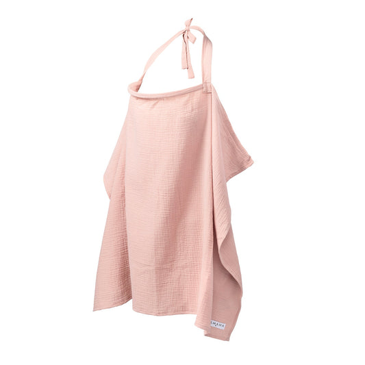 Châle d’allaitement uni | Vieux rose