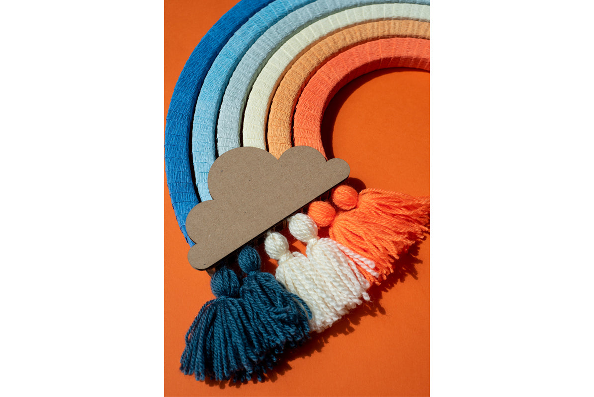 DIY arc-en-ciel vintage