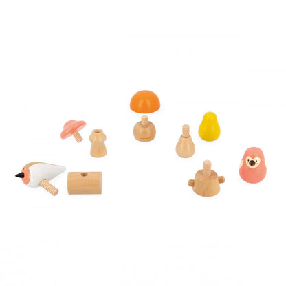 Oiseaux champignons a visser