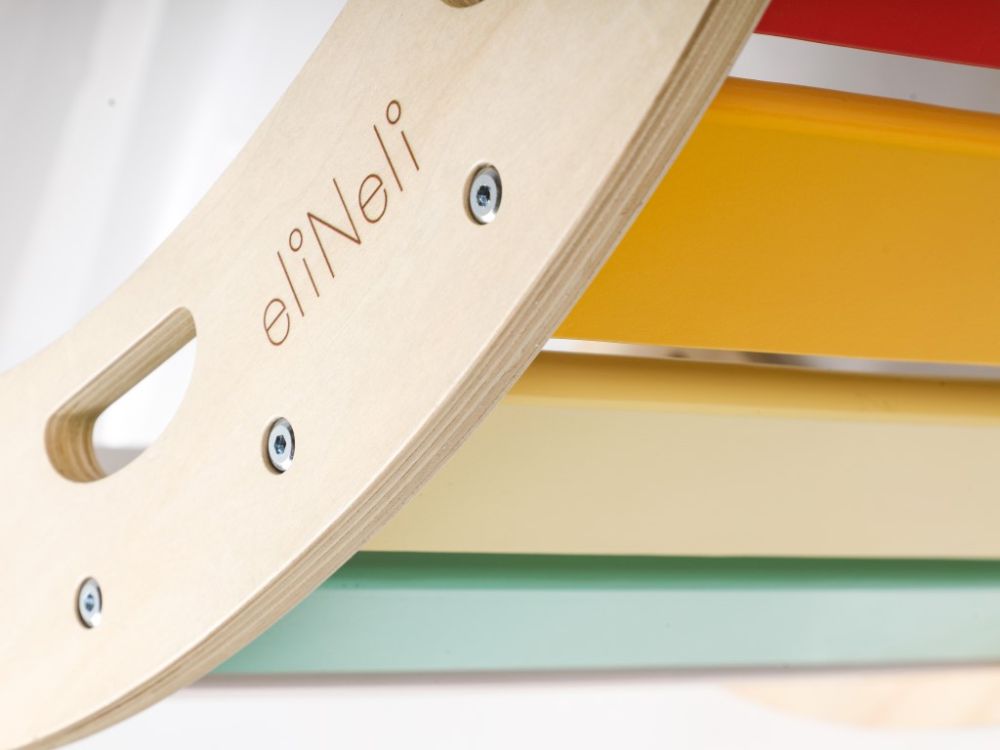Balançoire Montessori en bois 5 en 1